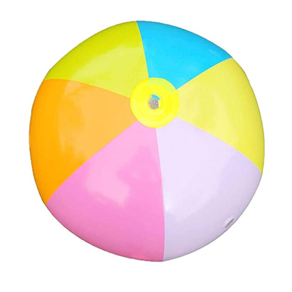 Jeu d'enfant gonflable jet d'eau boule gonflable jouet volant extérieur GameCube PVC 65/75cm piscine: 65cm   6 color