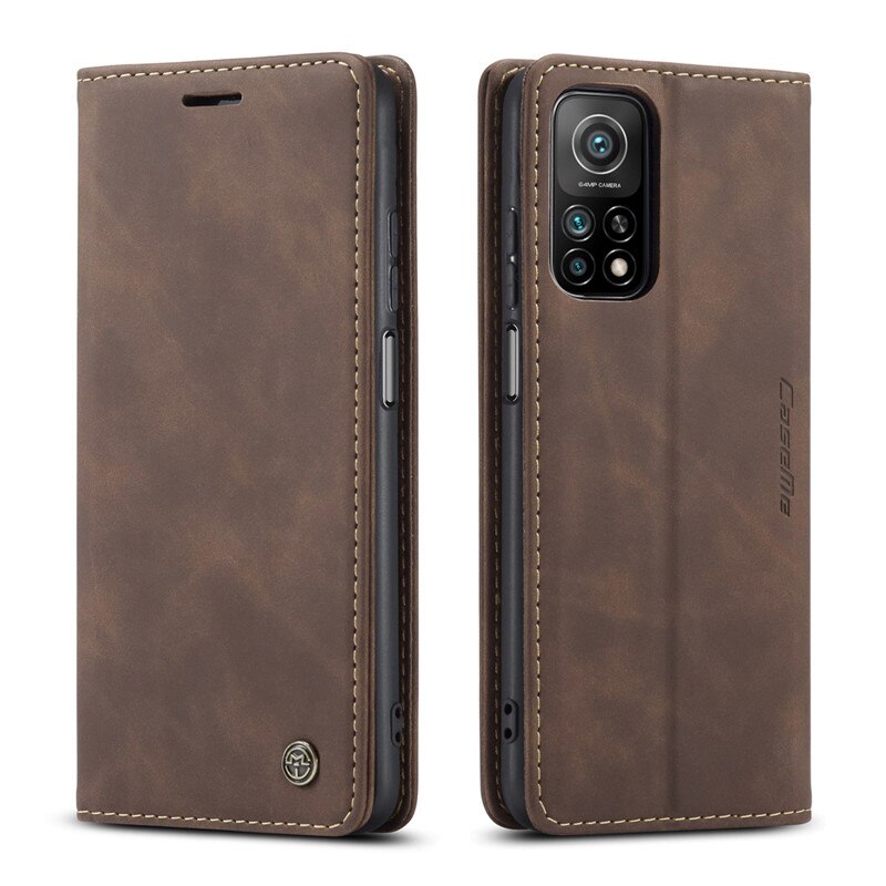 Para samsung galaxy a22s 5g caso de couro da aleta magnética para coque galaxy a22 a 22 5g a226b SM-A226B capa carteira etui capa: A22 5G / Café