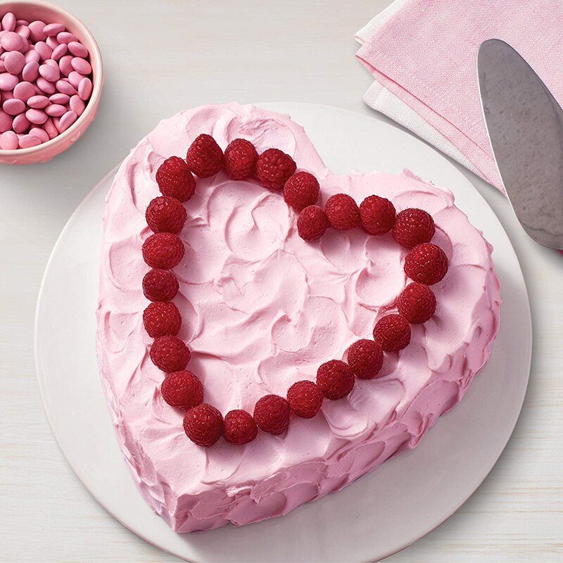 Heart Shaped Cake Pan with Removable Bottom Anodized Aluminum Wedding Birthday Baking Cake Tin Cheesecake Pan Chiffon Cake Mold