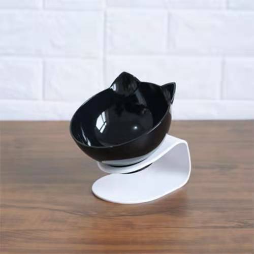 2-In-1 Kat Kom Water Dispenser Automatische Water Opslag Hond Kattenvoer Kom Voedsel Container Met water Huisdier Leuke Waterer Feeder: Blauw