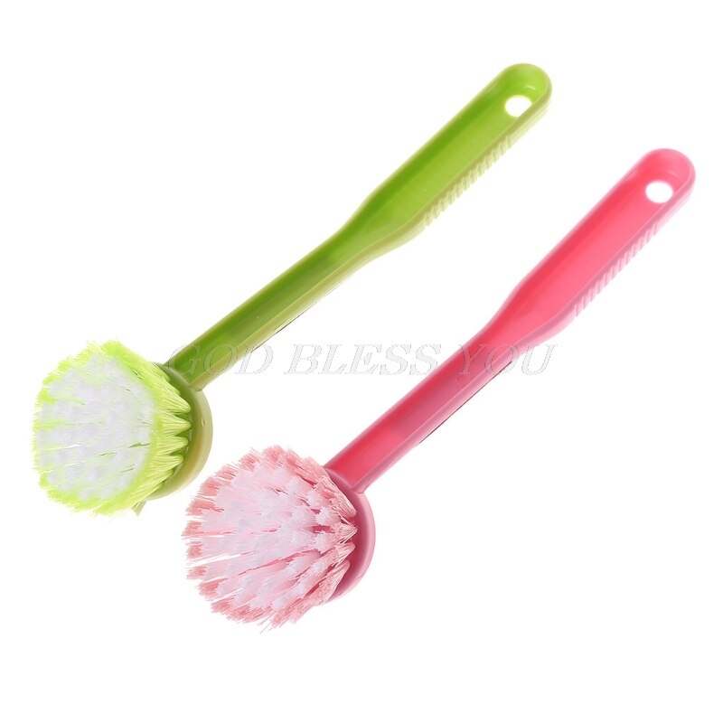 Washing Dishes Brush Long-handled Washing Dishes Brush Pot Can Cleaning Kitchen Tools