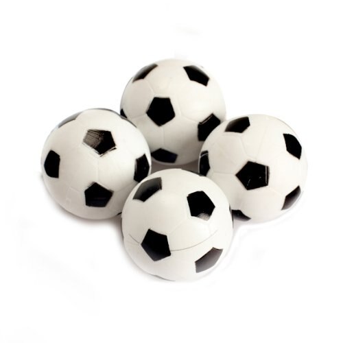 Balón de fútbol de plástico, 4 unidades, 32mm, 10 unidades,