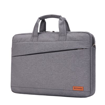 Kissyenia maletín impermeable para ordenador portátil para hombres y mujeres 13 14 15 pulgadas bolso de la computadora de negocios funda de portátil de viaje de vuelo bolsa de hombro KS1251: Gray-13inch