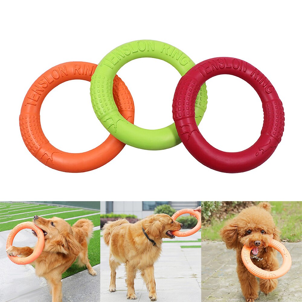 EVA Dog Training Ring Puller Pet Flying Discs Resi... Grandado