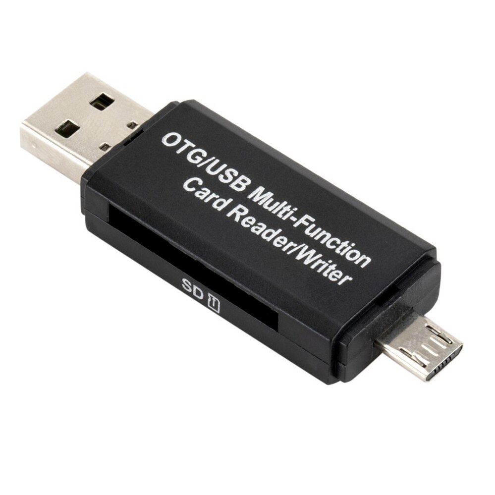 Weevnn Otg Micro Sd Kaartlezer Usb 2.0 Kaartlezer 2.0 Voor Usb Micro Sd Adapter Flash Drive Smart Memory kaartlezer