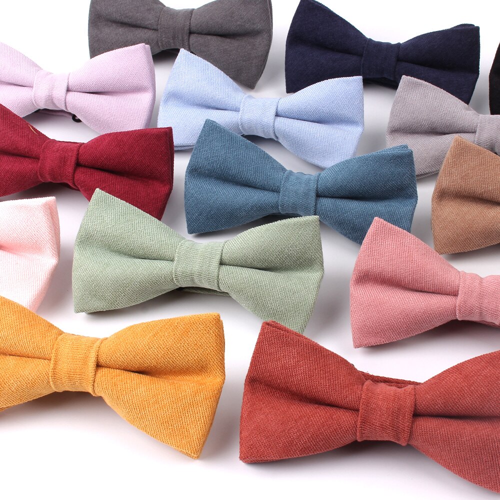 Nueva pajarita de Color caramelo para hombre, camisas clásicas, pajarita para hombre, pajaritas de Color sólido para adultos, corbatas de mariposa para boda