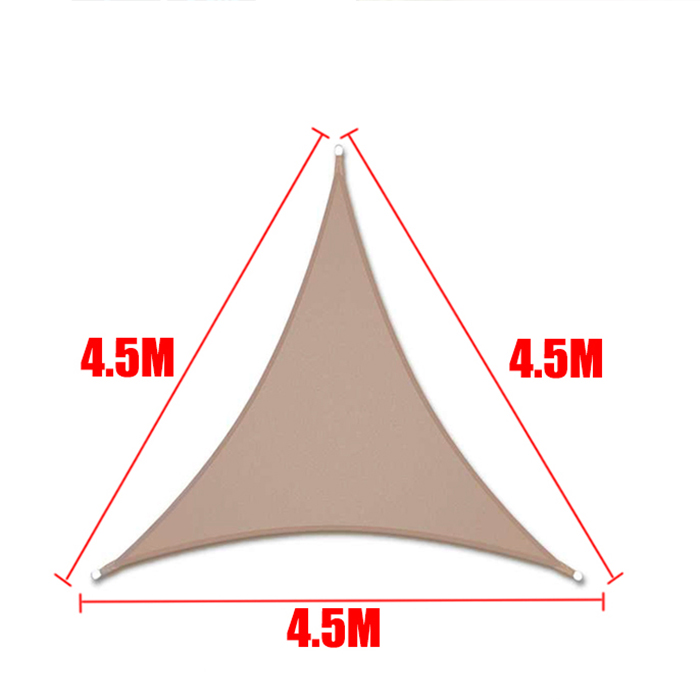 Kaki Alle maten Waterdicht Zonnescherm Zeil Vierkant Rechthoek Driehoek Tuinterras Luifel Zwembad Schaduw Kamp Wandelen Tuin Luifel: Roze