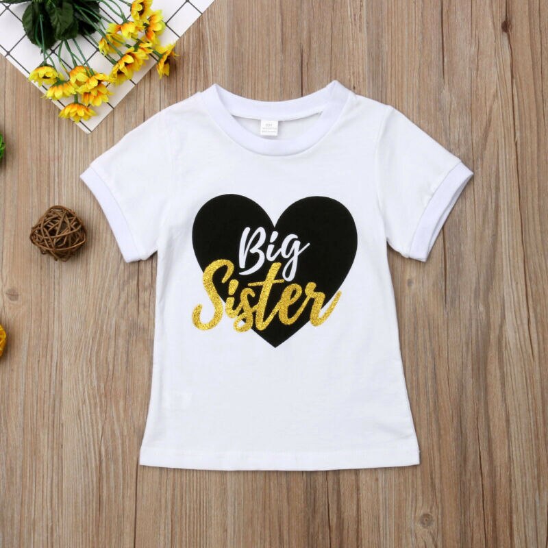 Tweeling Kleding Little Brother Kids Baby Boy Romper Bodysuit Grote Zus T-shirt Tops Een Stuk Kids Outfits Voor Kinderen Zomer