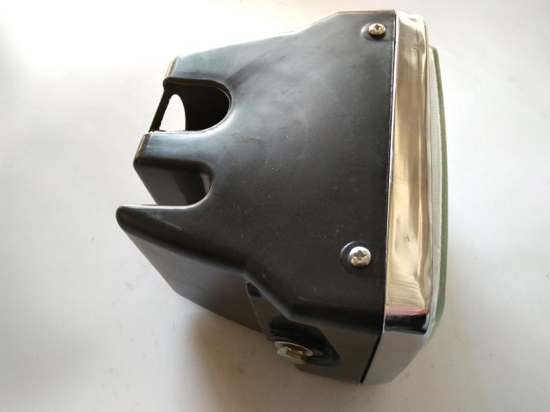 Faro delantero AX100 de tamaño cuadrado para motocicleta, piezas de faro delantero para Suzuki 100cc AX 100, ,