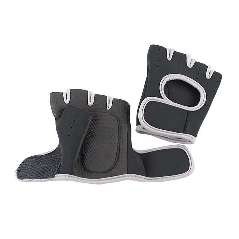 Breathable Men Women Fitness Gloves Gym Weightlifting Gloves Bodybuilding Training Gloves Non-slip Half Finger Gloves