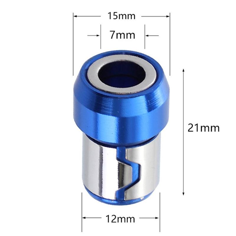 Batch Head Magnetic Ring Card Bead Type Strong Magnetic Ring Steel Power Head Tools Metal Sleeve Screwdriver Plus Magnetic C0O6