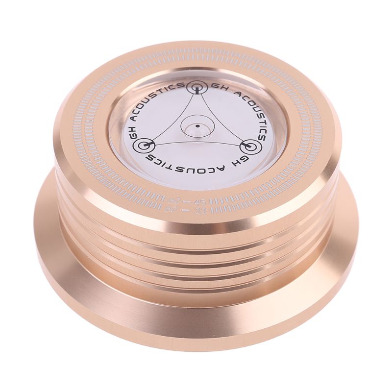 60HZ Frequenz 3in1 Metall aufzeichnen Klemme Lp Rabatt Stabilisator Plattenspieler Für Schallplatte Plattenspieler Vibration Ausgewogene: Gold