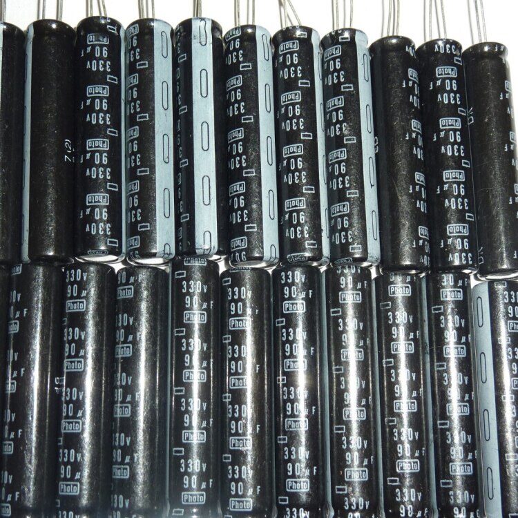 5pcs 90uF 330V Nippon Chemi-Con NCC Photo Flash Capacitor 9x39mm 330V90uF PH Capacitors