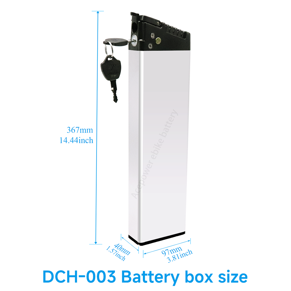 Opvouwbare elektrische fiets accubak behuizing DCH-006 DCH-009 accubak behuizing voor Engwe Samebike MATE X opvouwbare ebike accubak