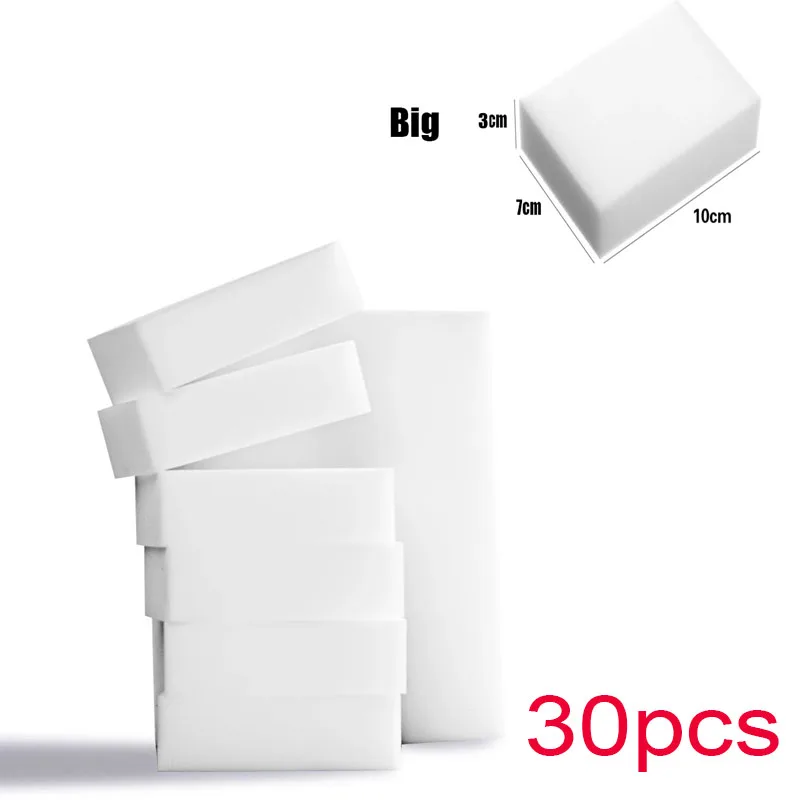 Esponja de melamina, esponjas de limpieza mágicas, borrador para oficina, cocina, baño, limpiador mágico, Herramientas de limpieza, 10x6x2cm, 10x7x3cm: Azul