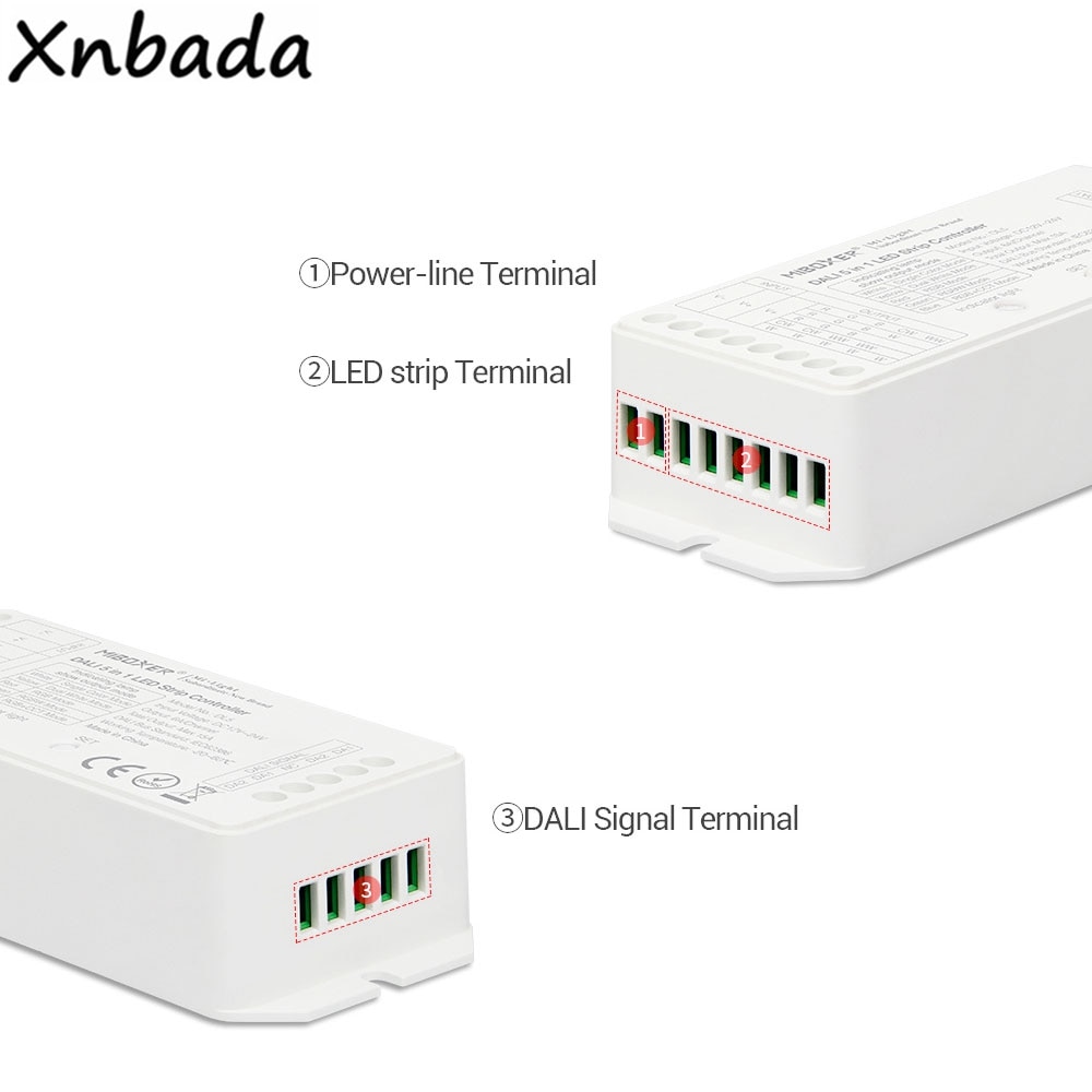 Mlight DALI 5 IN 1 LED Strip Controller DP1 Brightness Dimming Panel DP2 Color Temperature Dimming Panel DP3 RGB+CCT Dimming