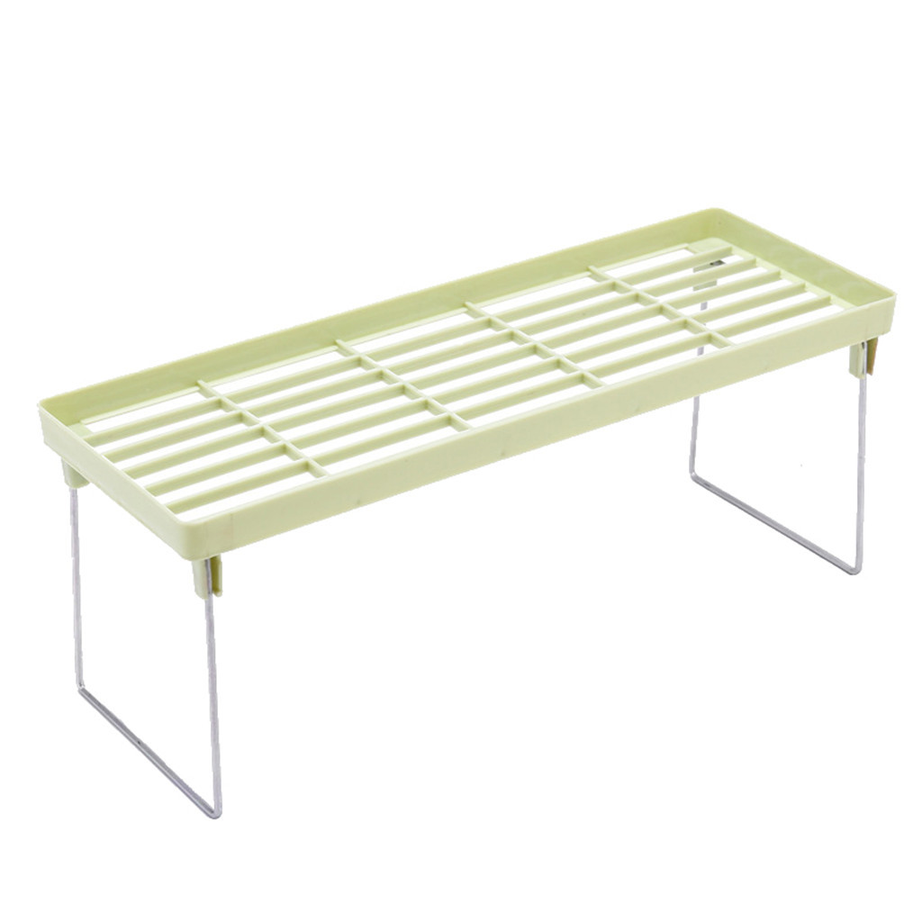 Thuis Opbergrek Staand Rek Keuken Aanrecht Opslag Organizer Plankhouder Rack Praktisch Huis Keuken Opbergrek: green