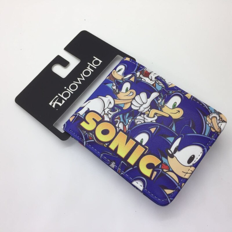 Sonic The Hedgehog bi-fold billetera tarjeta de crédito estuche protector monedero: 10