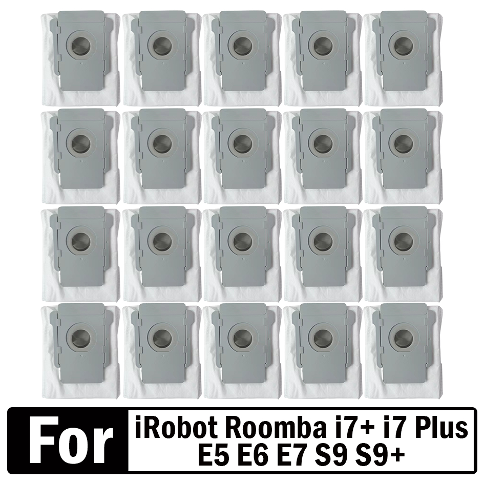 Para iRobot Roomba i7 + i7 plus E5 E6 E7 S9 S9 + accesorios de bolsa de polvo robot bolsas de aspiradora reemplazo bolsas sucias repuestos