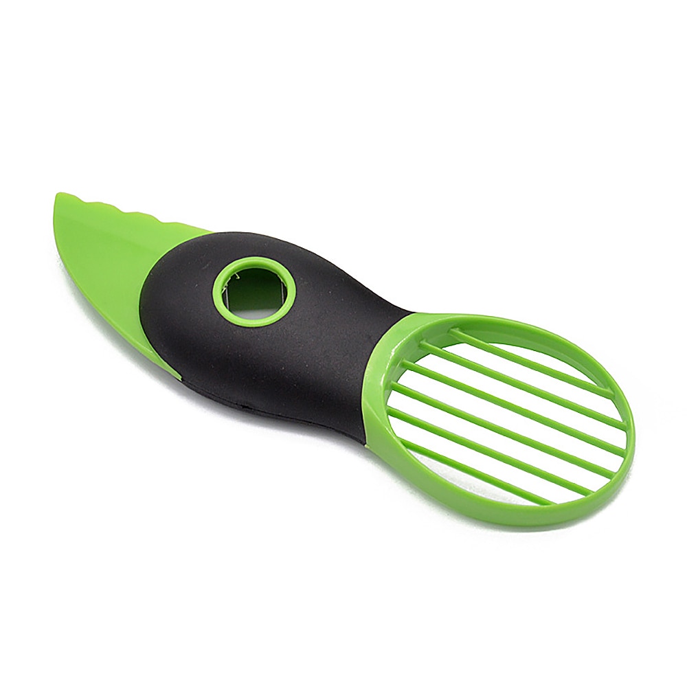 3 w 1 krajalnica robić awokado obieraczka obieraczka robić owoców obieraczka miarka separator narzędzie nóż z tworzywa sztucznego narzędzia warzywne krajalnica przyrząd kuchenny: 01