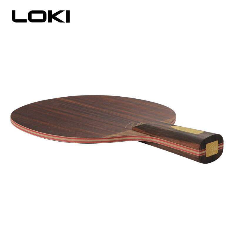 Loki röd flamma rosenträ bordtennisblad 7 lager bordtennisblad superb snabb attack båge bordtennis racket