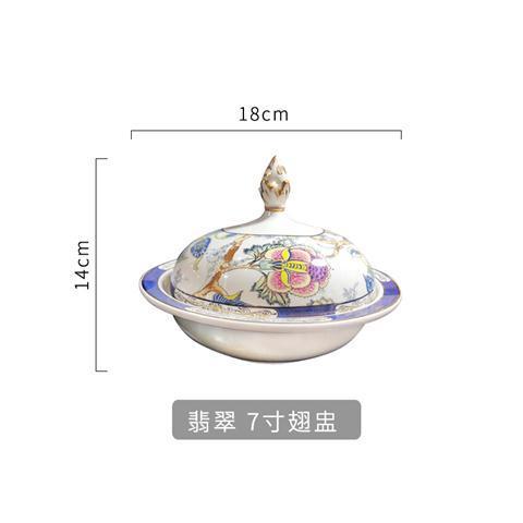 Bowl and plate Bone China Chinese tableware Jingdezhen bowl and plate high-grade rice noodles bowl porcelain: T