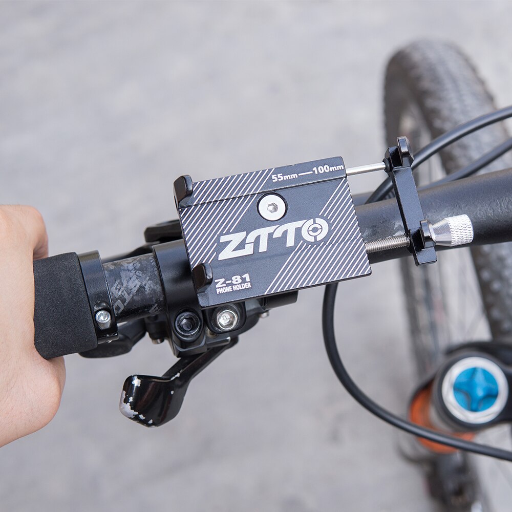 Ztto Fiets Telefoon Houder Betrouwbare Mount Universele Mtb Mobiele Cel Gps Metalen Motorfiets Houder Op Racefiets Moto M365 Stuur
