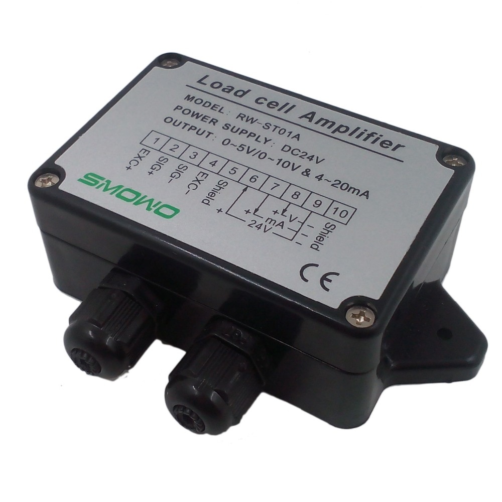 RWST01A Loadcell/Spanningsmeter Versterker, Dual signaal (0 ~ 5 V & 4 ~ 20mA)