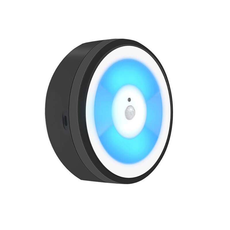 USB Powered IP55 Waterproof Wireless Smart Doorbell Door Bell Ring Chime Call 433MHZ LED Night Light Home Plug-Free For Home: B light receiver