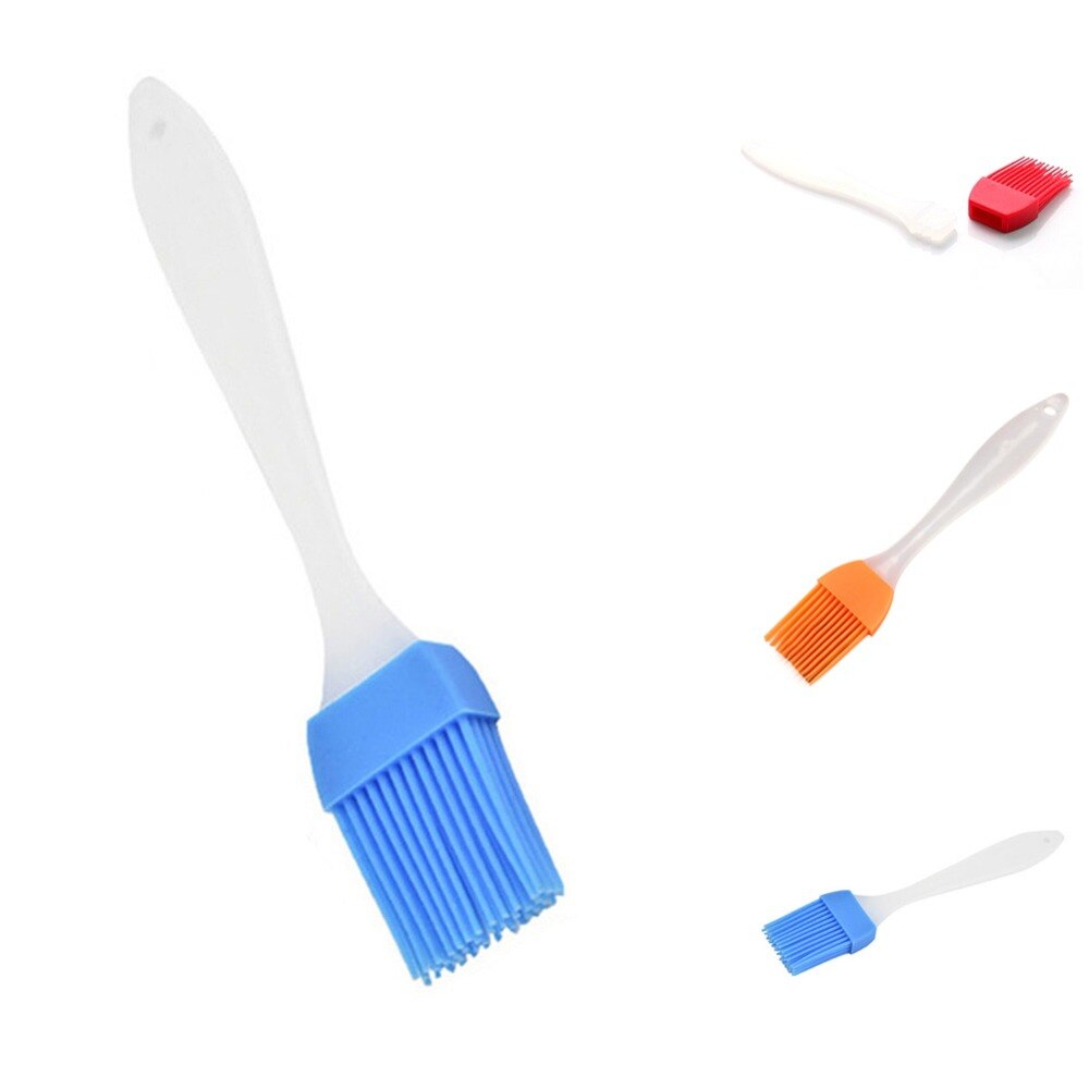 1PC Silicone Non-toxic Oil Brush Baking Bakeware Basting Brush Cook Pastry Oil BBQ Tools 16*3cm