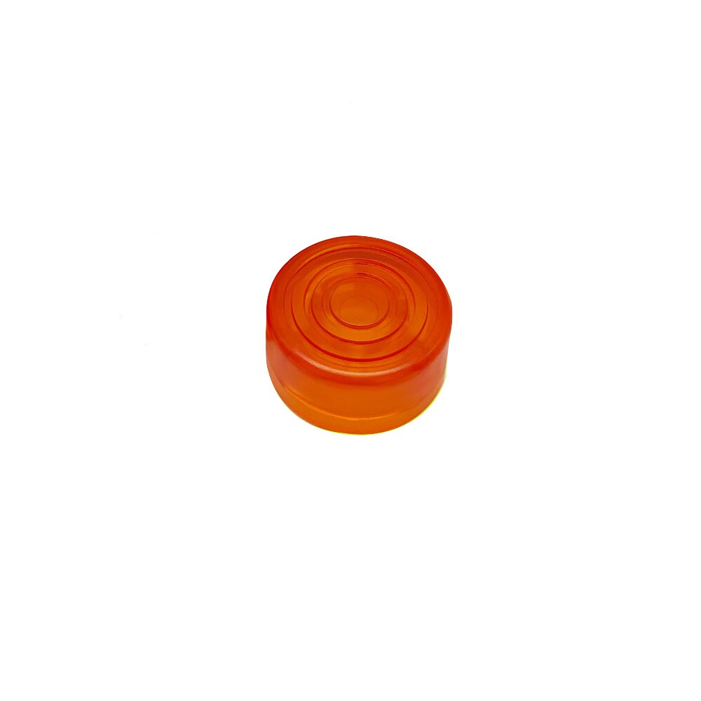 Interruptor de Pedal de efectos de guitarra eléctrica, tapa de plástico, Protector de botón, parachoques: Orange