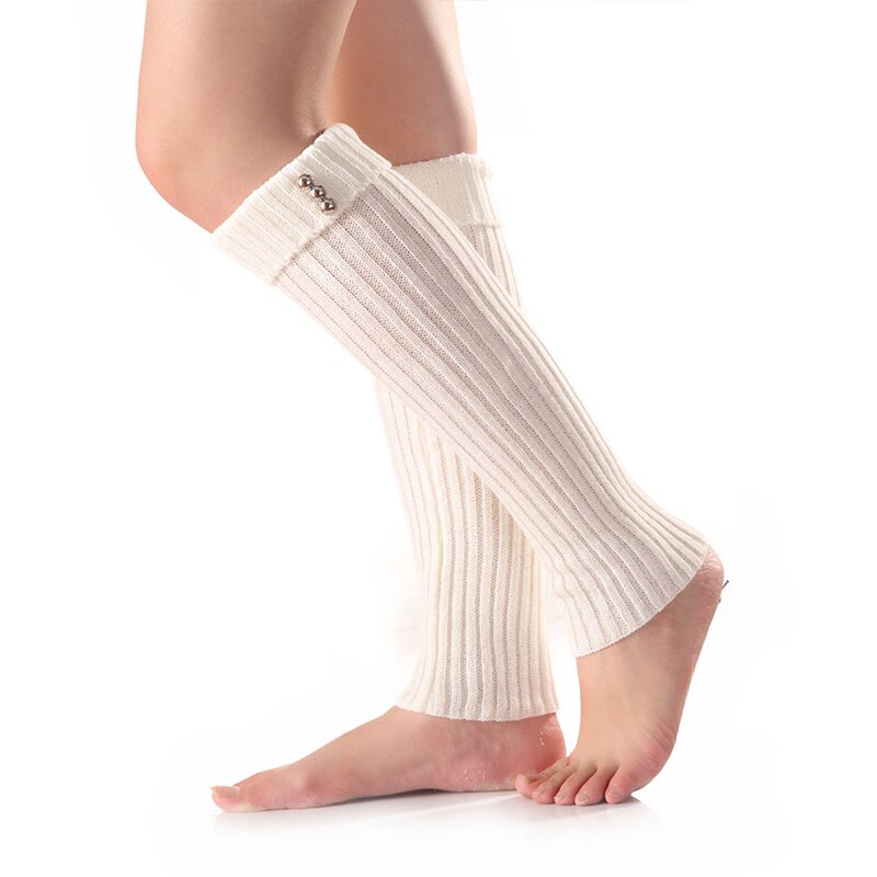 1 par feminino malha boot manguito perna de bezerro mais quente outono inverno livro meias longas legwarmers meninas polainas chão meias mangas