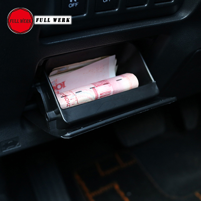 PVC Car Inner Interior Fuse Cover Storage Box Tray Container Holder Case for Subaru XV 12-18 Forester 13-18 19 Outback Accessori