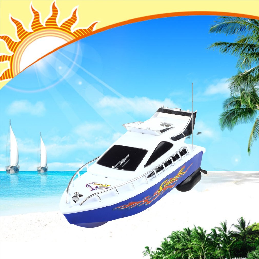 Rc Speedboot Super Mini Elektrische Afstandsbediening Hoge Snelheid Boot 4-CH Rc Boot Spel Speelgoed Kinderen Speelgoed