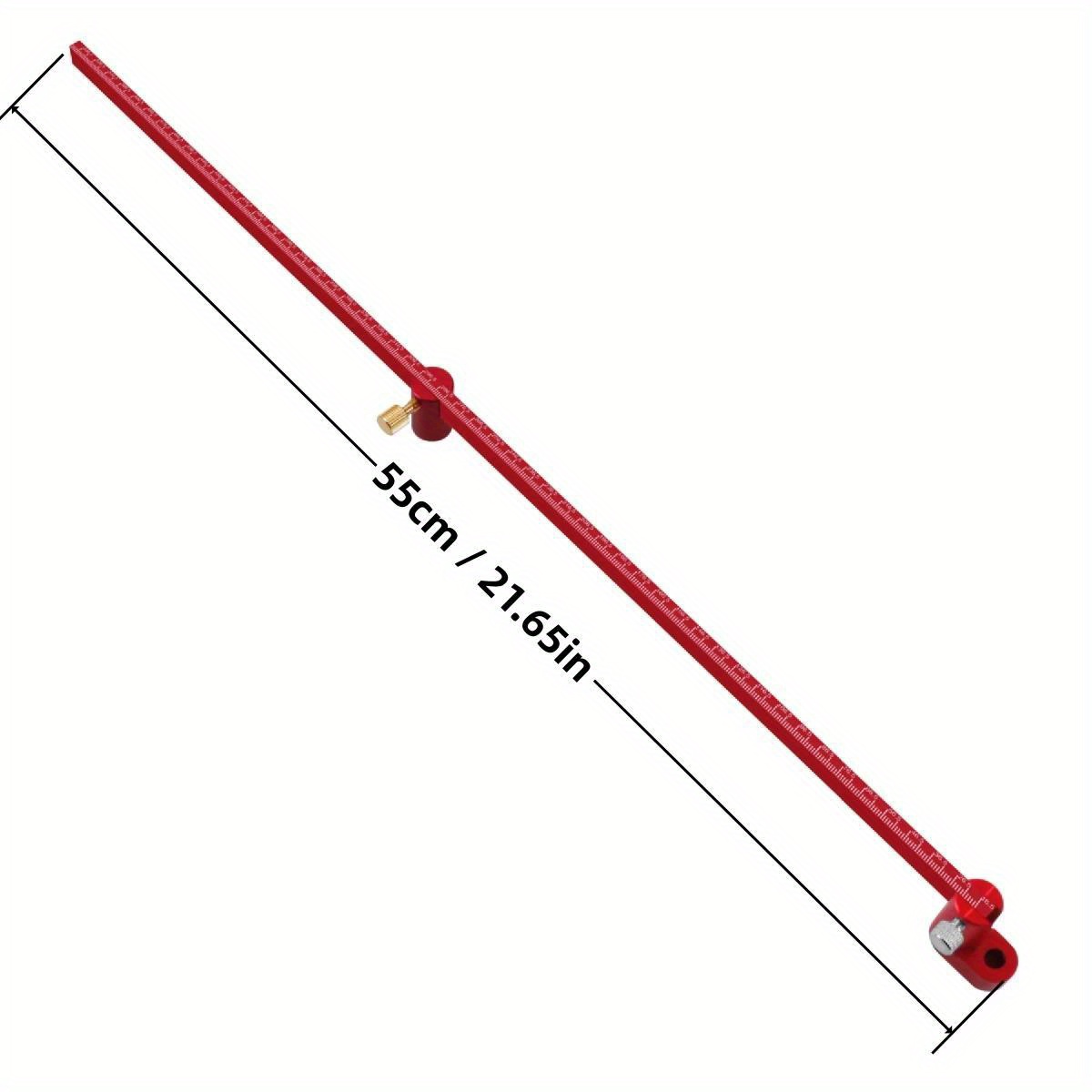 320/550mm Adjustable Drawing Circle Ruler, Aluminum Compass Scribe Center Finder,Carpentry Fixed-Point Circle Line Marking Gauge: Brown