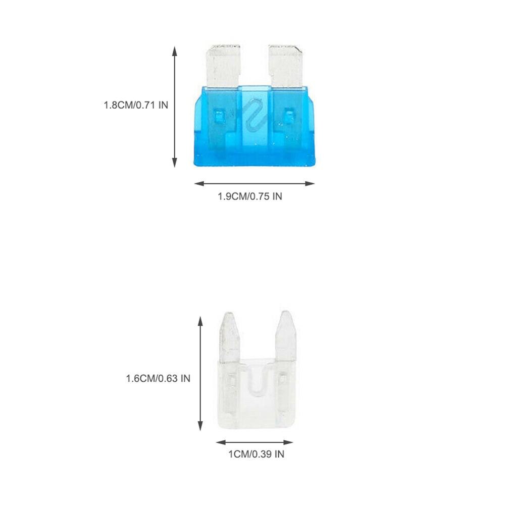 220Pcs 2-35A Blade Fuse Mini & Standard Blade Fuse... – Grandado
