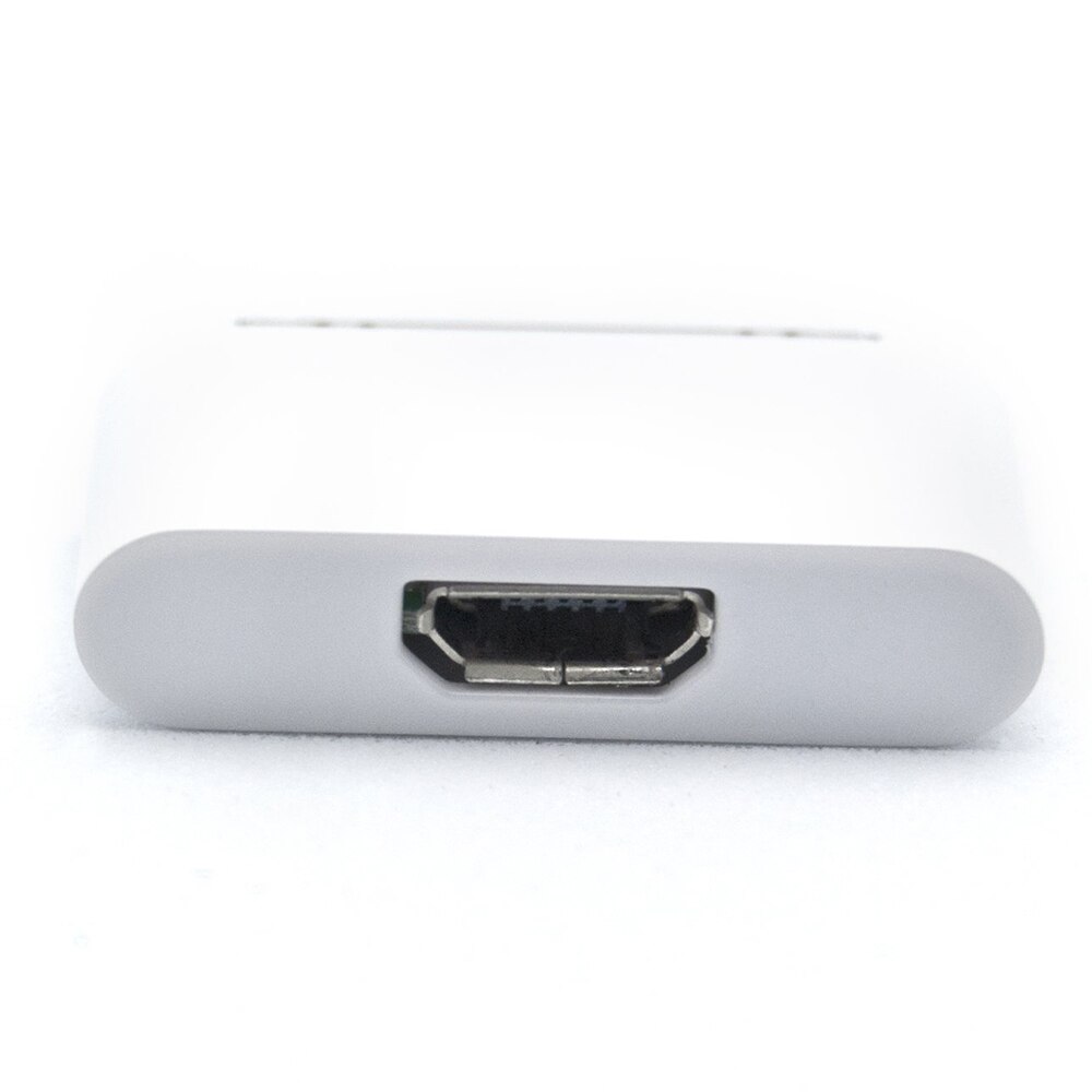 NYFundas 3 stuks MicroUSB naar Mannelijke 30-pin Converter lader adapter voor Apple iphone 4 4s 3 3GS ipad 1 2 3 ipod iphone 4s micro usb
