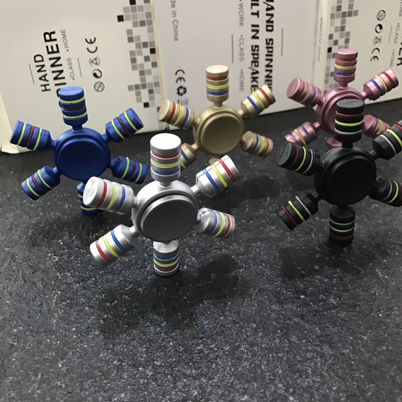 Regenboog Fidget Spinner Vinger Spinner Hand Spinner ABS Spiner Komt Anti Stress Speelgoed