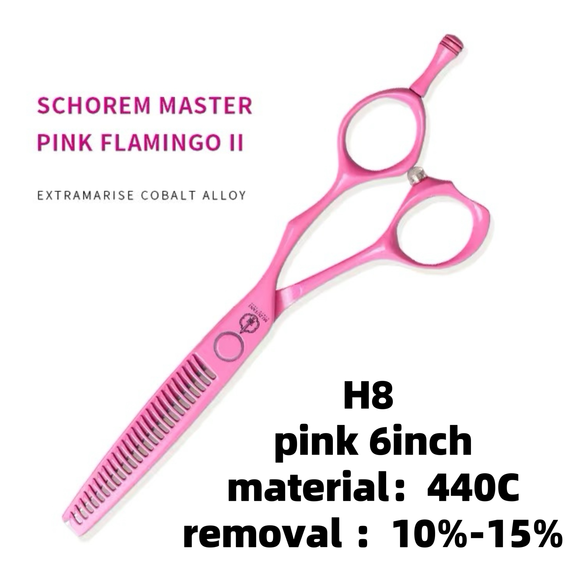 Kappersschaar 6 inch zwart schaar materiaal haarschaar kapperszaak kappersschaar gereedschap: Chocolade