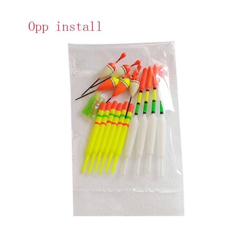 1 Set (15 Stuks) verticale Boeien Offshore Visserijboeien Verschillende Maten Fits Meest Soorten Vissen Riem Visgerei Rubber Lokt: Default Title