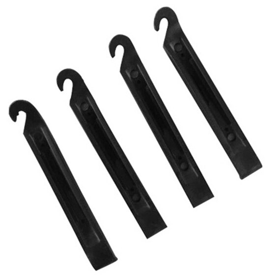 Palancas de neumáticos desmontables para bicicleta, herramienta de reparación, plástico, endurecido, negro, nueva