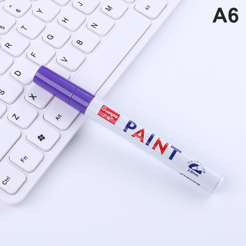 12 Colors Paint Marker Pen Fade-proof Car Tyre Tire Tread CD Metal Permanent: green