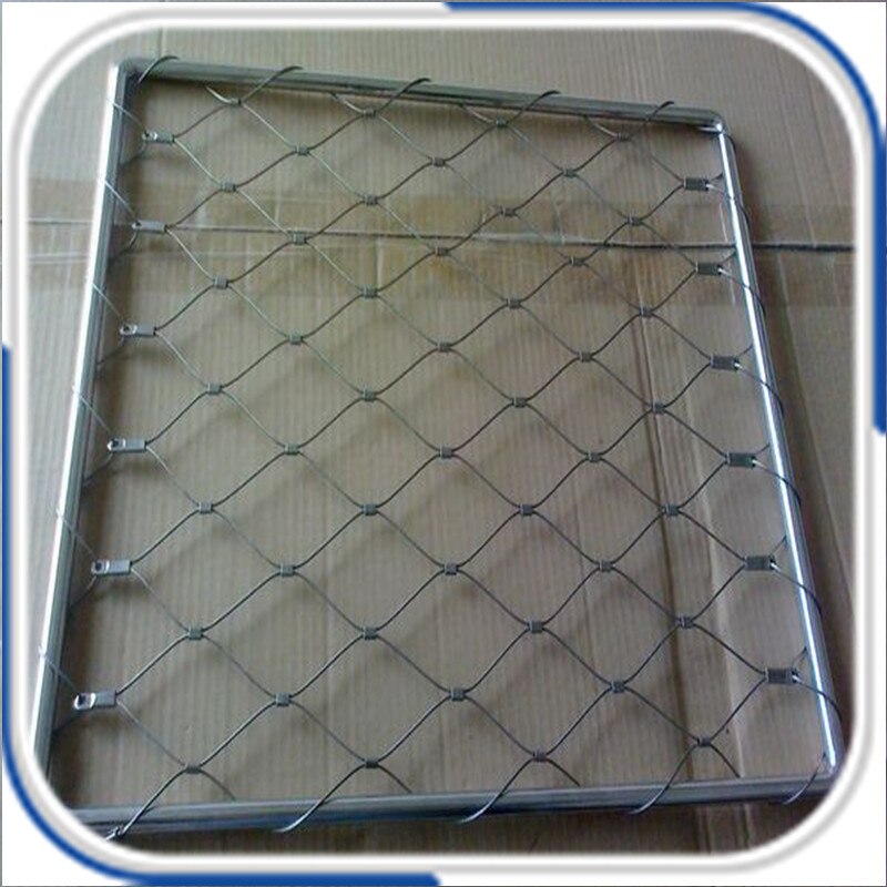 Excellent flexibility stainless steel wire rope mesh for balustrade
