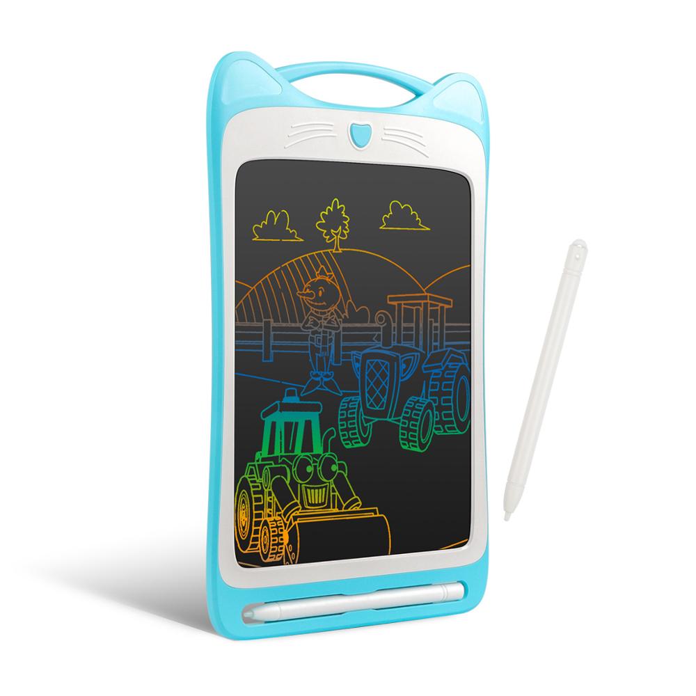 8.5&quot;12&quot;Writing Tablet LCD Drawing Tablet Kids Digital Graphics Writing Exercise Board Colorful Children Study Pad Doodle: 8.5 inch blue