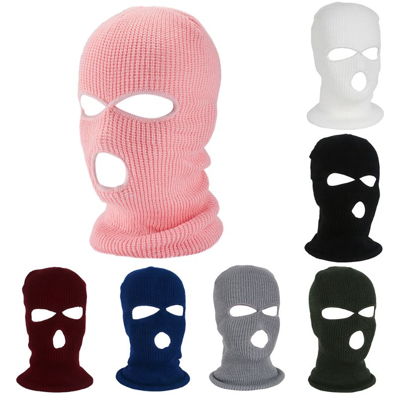 Balaclava Mask Hat Winter Cover Neon Mask Green Halloween Caps For Party Motorcycle Bicycle Ski Cycling Balaclava Pink Masks Cos