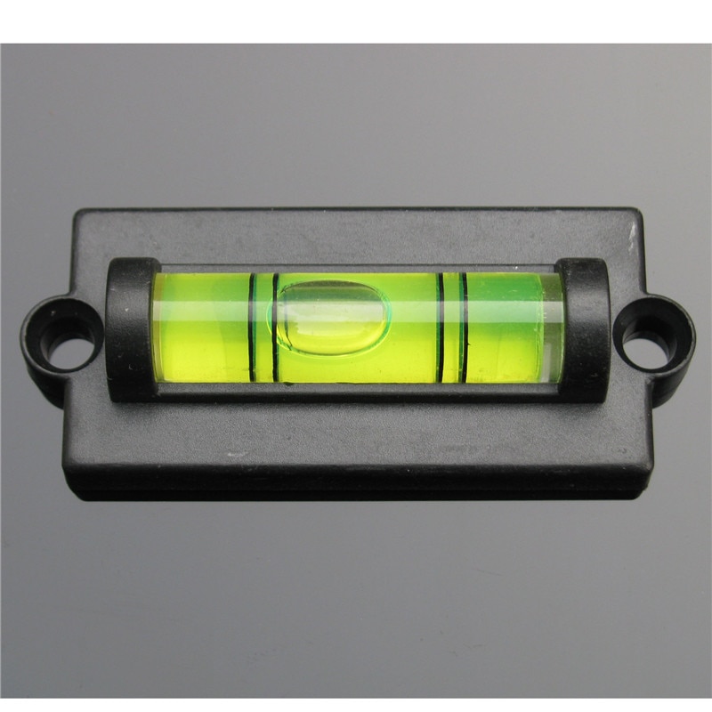 HACCURY Mini waterpas waterpas Kleine geest met Montage Gaten water niveau tool met oren