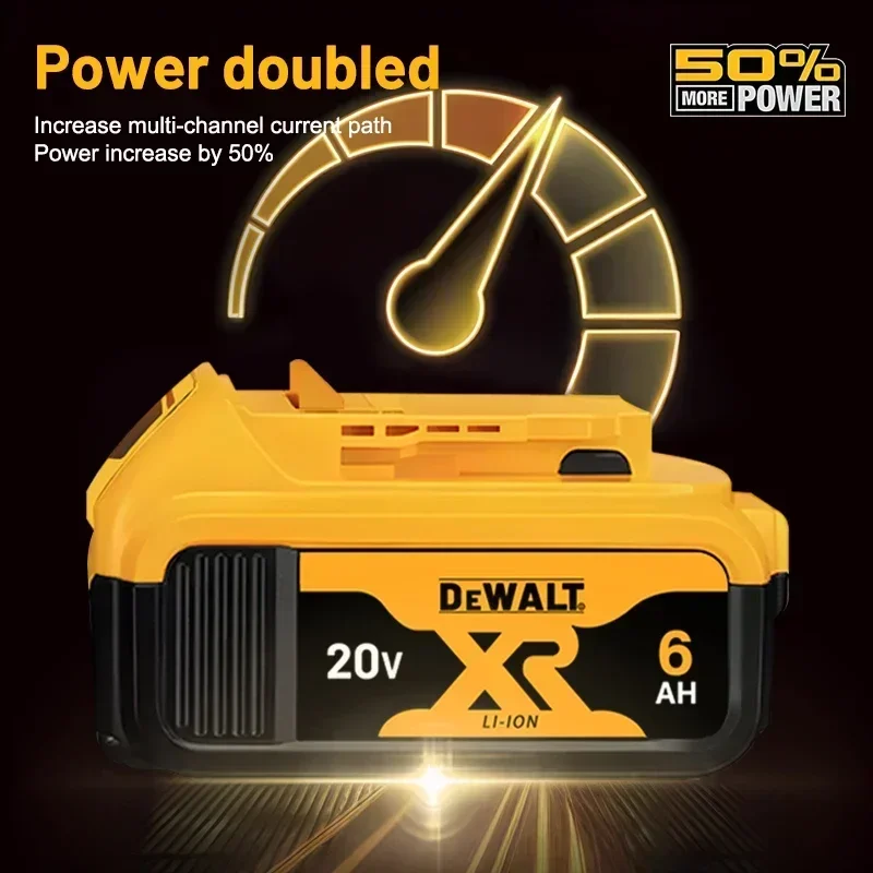 Originalt dewalt batteri 20v, 2.0v-9.0ah,  genopladeligt lithium-ion-batteri, dcb 115,  dcb 118,  dewalt værktøjsbatteri + oplader