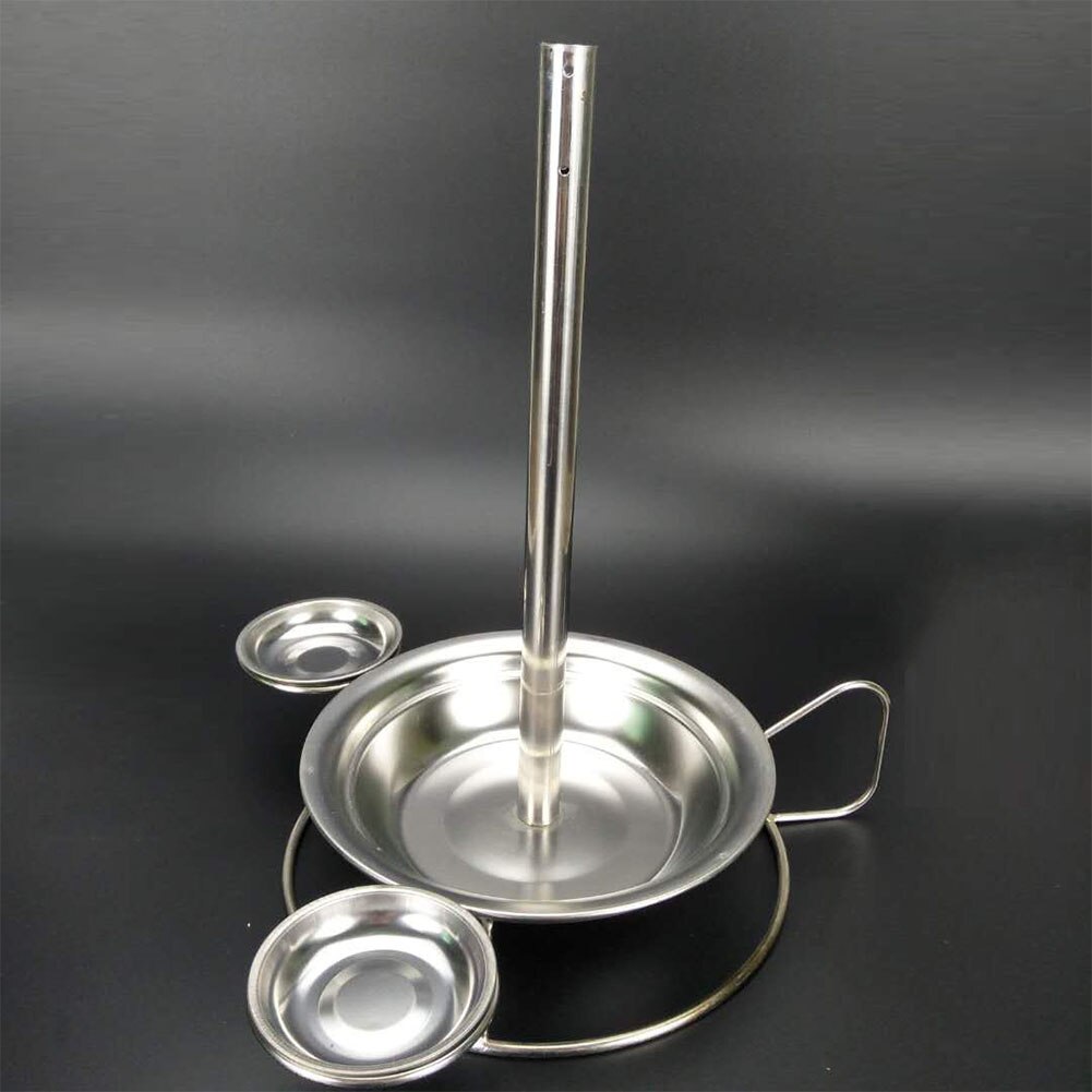 Kip Koffiebrander Stand Fornuis Houder Met Handvat BBQ Gereedschap Rvs Accessoires Non Stick Outdoor Verticale Barbecue