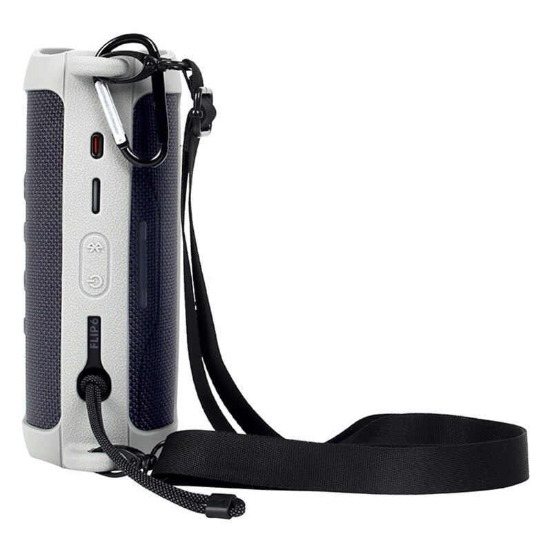 Draagbare Shell Carrying Casefor Jbl Flip 6 Speaker Bescherming Shell Draagbare Transpiratie Houder Met Riem