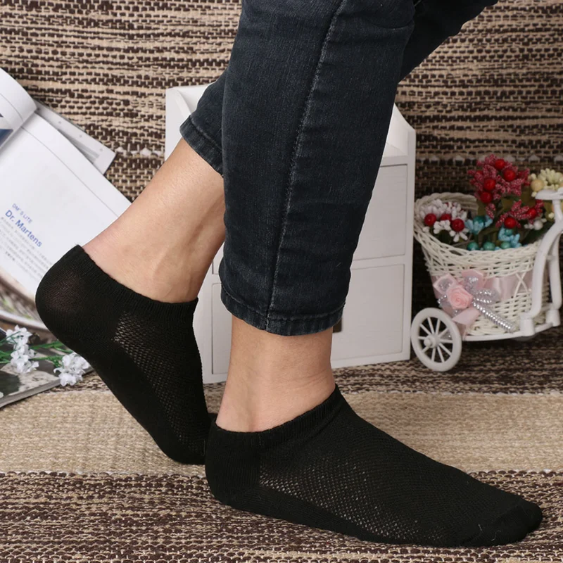 Chaussettes respirantes et confortables pour hommes, chaussettes d'affaires décontractées pour le bureau, chaussures de baskets, bas de travail, toutes saisons, 1 paire, 5 paires
